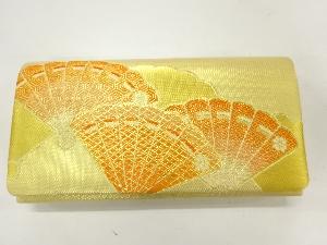 リサイクル　檜垣に古典柄・梅模様織出し和装バッグ